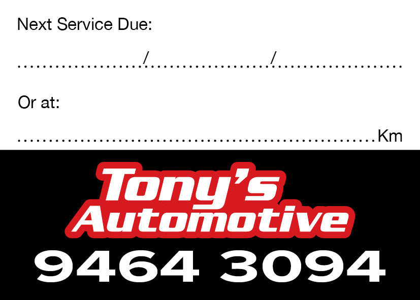 Service Stickers Option 1