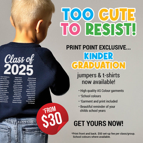 Kinder Graduation Jumpers/T-shirts - FUNDRAISER